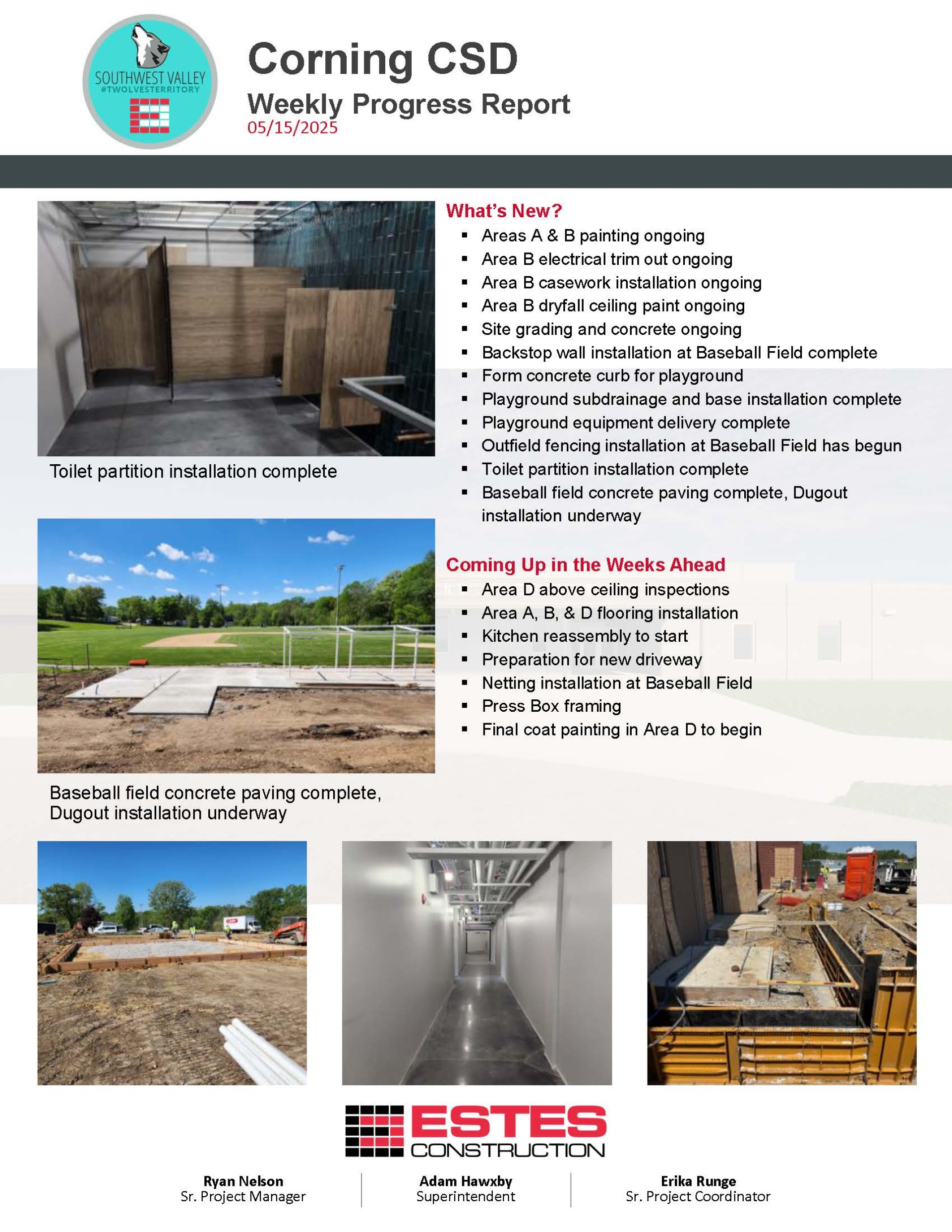 Weekly Progress Report 5-25-25