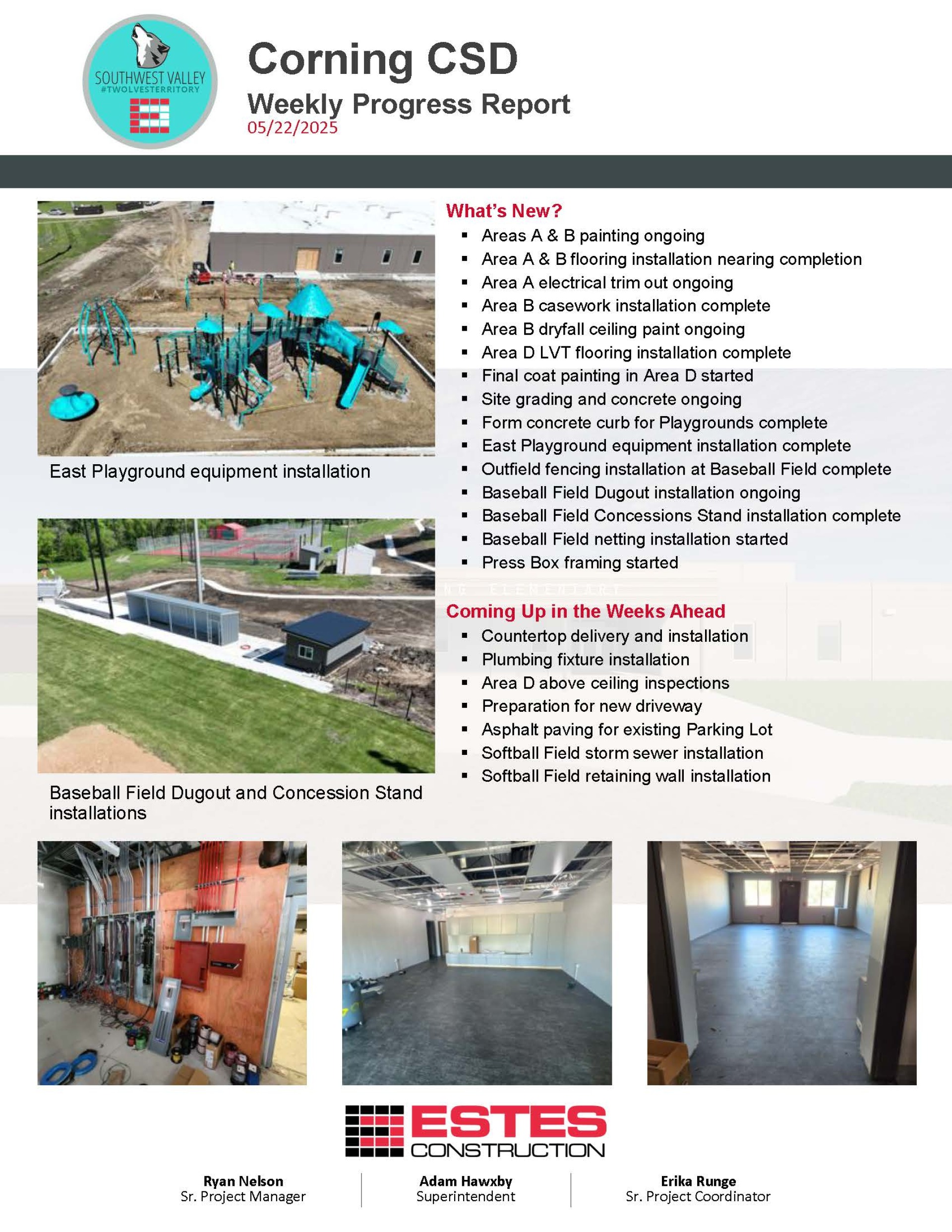 Weekly Progress Report 5-22-25
